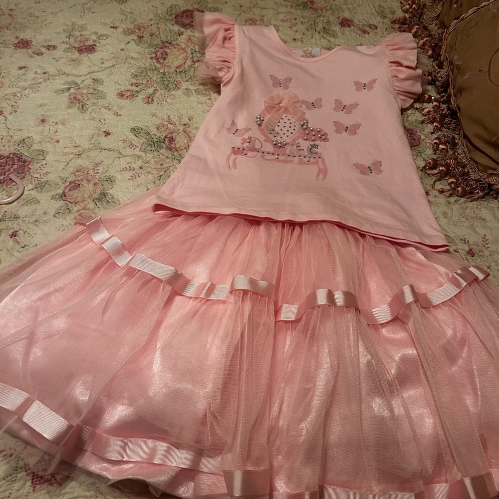 Pink Butterfly Dress for Girls